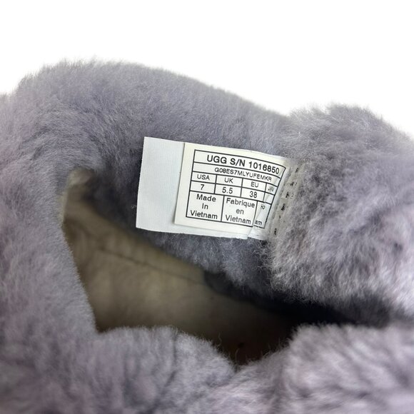 Ugg Suede Back-Lace Naiyah Women's Boots Grey - Size 7 - Picture 5 of 6
